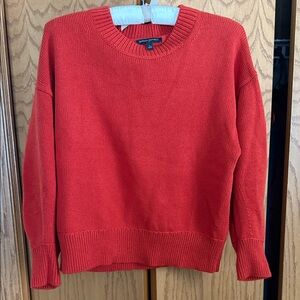Banana Republic Bold Red Crew Neck Sweater